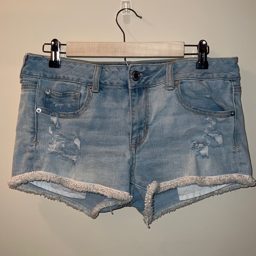American Eagle Outfitters Stretch Jean Shorts Size 10